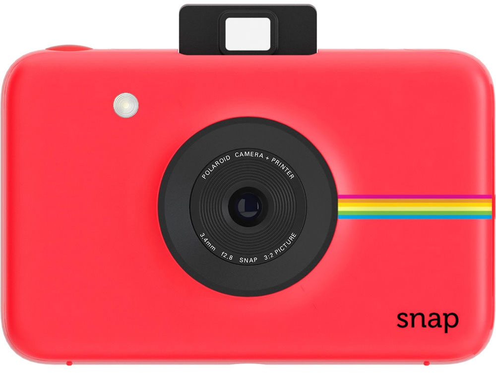 Polaroid Snap, Red фотокамера мгновенной печатиPOLSP01RE Polaroid Snap, Red фотокамера мгновенной печатиPOLSP01REPolaroid Snap - компактная камера, способная сразу распечатать полученный снимок.В устройстве используется технология ZINK, позволяющая получать отпечатки без использования чернил. Данная разработка уже успела зарекомендовать себя в других камерах Polaroid. Снимки разрешением 10 Мп мгновенно преобразуются в отпечатки размером 2х3 дюйма.Хранить фотографии можно на карте памяти microSD объёмом до 32 ГБ. Дополняют картину несколько сценариев съёмки, возможность выставить таймер, а также режим, в котором камера делает шесть снимков за 10 секунд.Формат отпечатков: 50 мм х 75 мм