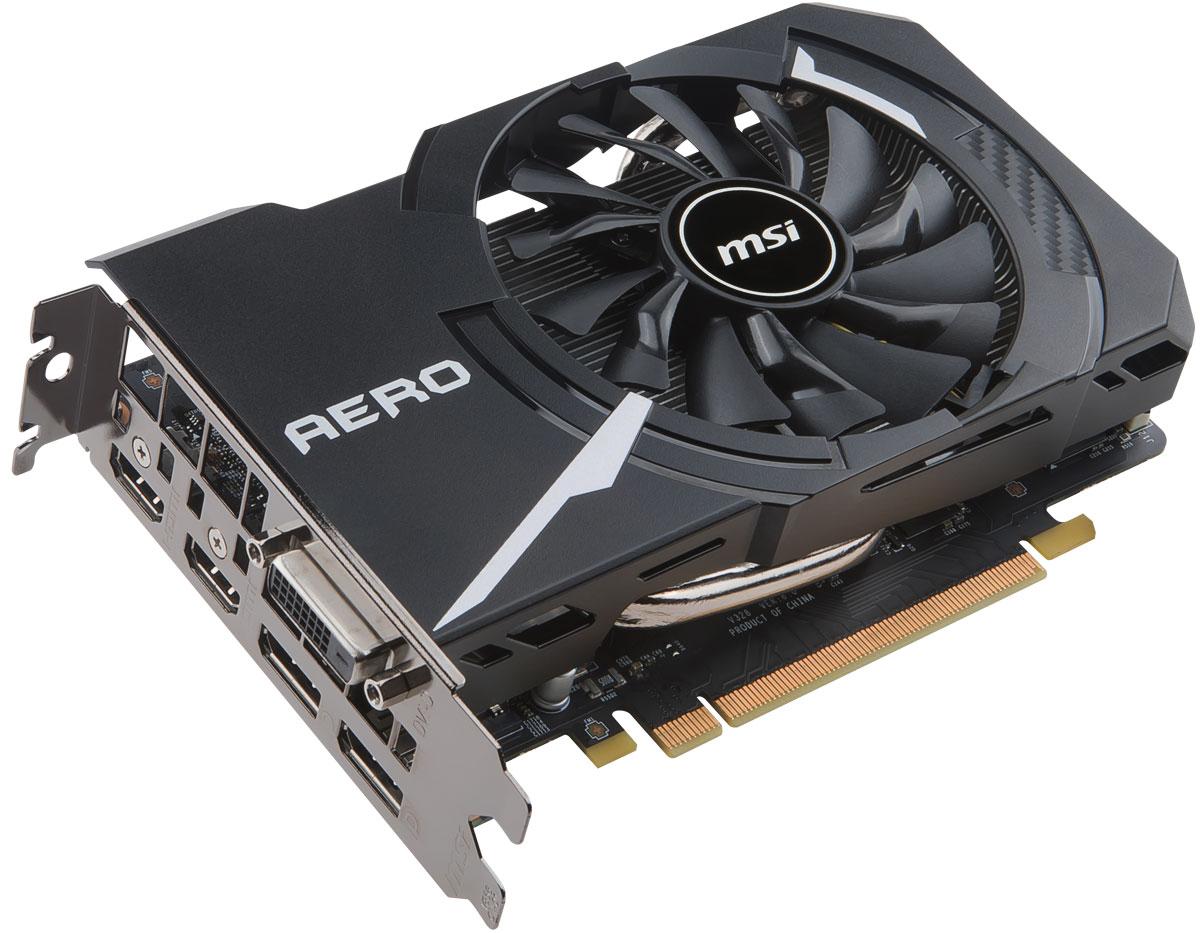 MSI GeForce GTX 1060 Aero ITX 3G OC 3GB видеокартаGTX 1060 AERO ITX 3G OC MSI GeForce GTX 1060 Aero ITX 3G OC 3GB видеокартаGTX 1060 AERO ITX 3G OCMSI GeForce GTX 1060 Aero ITX 3G OC демонстрирует наивысшую производительность и поддерживает передовые технологии NVIDIA GameWorks и GeForce Experience в самых современных компьютерных играх.Ядро Pascal разработано специально для работы с дисплеями следующего поколения, включая решения для виртуальной реальности, ультра-высокое разрешение и подключение нескольких мониторов. Технологии NVIDIA GameWorks обеспечивают максимально плавный геймплей и кинематографическое качество. Кроме этого, становится возможным осуществлять захват видео с революционно новыми возможностями - углом обзора 360 градусов.Откройте для себя новое поколение виртуальной реальности, минимальные задержки и plug-and-play совместимость с самыми популярными гарнитурами. Все это становится возможным благодаря технологиям NVIDIA VRWorks. Виртуальный звук, физика и ощущения позволят вам слышать и чувствовать каждый момент.Мощность полноразмерной графической карты в компактном форм-факторе. Видеокарты MSI AERO ITX идеально подходят для использования в компактных компьютерах и HTPC решениях, поскольку имеют значительно меньшие размеры по сравнению с полоноразмерными графическими картами. Таким образом, новые видеокарты подходят практически для любых компьютерных корпусов, гарантируя при этом высокую производительность в играх.На видеокартах AERO ITX установлен, получивший многочисленные награды, вентилятор MSI TORX fan. Благодаря запатентованному дизайну, вентиляторы MSI TORX fan обеспечивают великолепное охлаждение, оставаясь при этом невероятно тихими.Впервые представленная в 2008 году, технология MSI ZeroFrozr не осталась незамеченной, в то время как сейчас, она уже успела стать индустриальным стандартом. Суть технологии заключается в управлении вентиляторами, которые полностью останавливаются при отсутствии нагрузки.Под кожухом охлаждения AERO ITX располагается компактный радиатор охлаждения, соединенный с 8мм медными тепловыми трубками super pipes и бессчетным количеством алюминиевых ребер охлаждения. Технология Airflow Control изменяет направление воздушного потока нужным образом, обеспечивая максимальное охлаждение графического процессора во время самых сложных игровых баталий.Одним из определяющих факторов в вопросе высокой производительности, является качество используемых компонентов. Вот почему MSI в своих видеокартах AERO ITX использует электронные компоненты, сертифицированные по стандарту MIL-STD-810G. Доказано, что только эти компоненты имеют высокий уровень надежности, достаточный для работы в жестких условиях экстремальных игровых нагрузок и при разгоне в течение продолжительного времени использования.Для того чтобы в полной мере насладиться впечатляющими мирами виртуальной реальности, необходимо высокопроизводительное оборудование. Хотите подготовить вашу систему к поддержке технологий VR? MSI - ведущий мировой бренд в мире high-end гейминга и киберспорта дает совет, как это сделать. Объединяя только самые передовые технологии, MSI создает оборудование для приложений виртуальной реальности. MSI переносит любителей компьютерных игр на совершенно новый уровень реализма виртуальной реальности, где игры оживают.MSI Afterburner - это самое популярное приложение в мире для разгона графических карт, которое позволяет получить полный контроль над видеокартой. Утилита также позволяет получать исчерпывающую информацию об аппаратной части вашего ПК, производить настройку работы вентиляторов, осуществлять запись видео и выполнять тестирование.