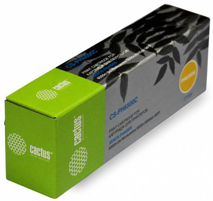 Cactus CS-PH6500C, Cyan тонер-картридж для Xerox 6500/6505 (106R01601)CS-PH6500C Cactus CS-PH6500C, Cyan тонер-картридж для Xerox 6500/6505 (106R01601)CS-PH6500CКартридж Cactus CS-PH6500C для лазерных принтеров Xerox.Расходные материалы Cactus для печати максимизируют характеристики принтера. Обеспечивают повышенную четкость изображения и плавность переходов оттенков и полутонов, позволяют отображать мельчайшие детали изображения. Обеспечивают надежное качество печати.