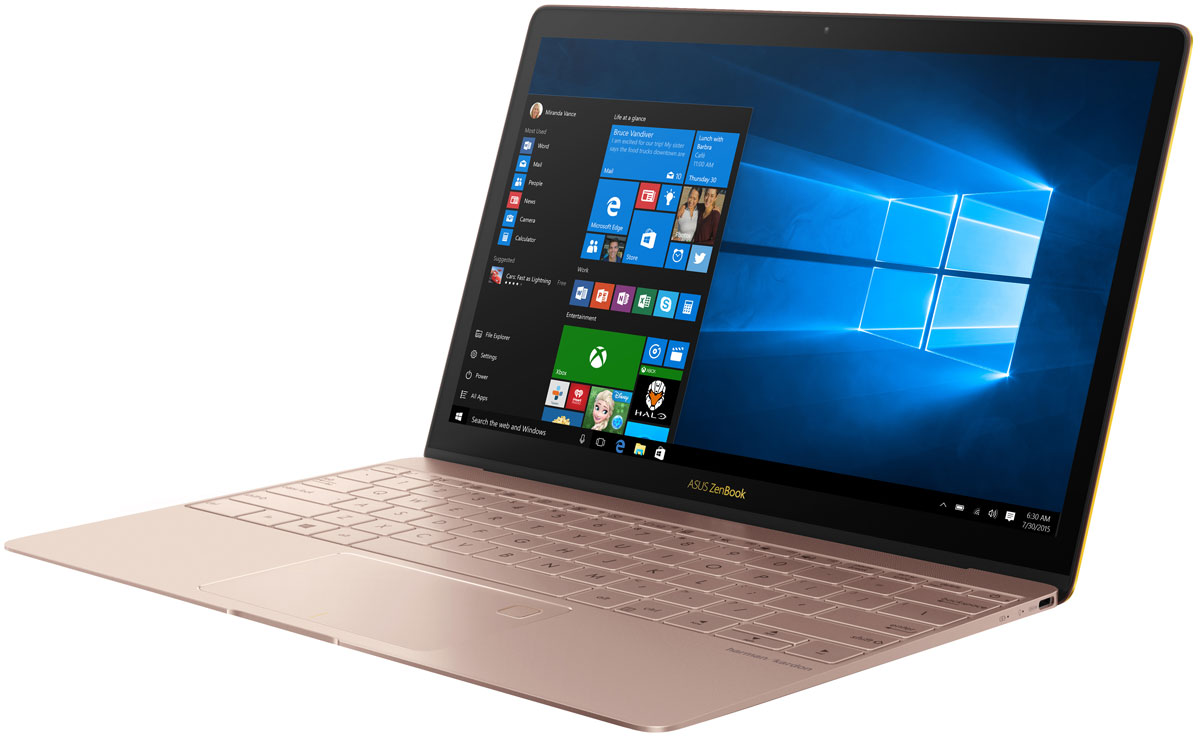 ASUS ZenBook 3 UX390UA, Rose Gold (90NB0CZ2-M06910)90NB0CZ2-M06910 ASUS ZenBook 3 UX390UA, Rose Gold (90NB0CZ2-M06910)90NB0CZ2-M06910Сказать, что ZenBook 3 — это новое поколение ZenBook, значит ничего не сказать: этот ZenBook знаменует собой новую эру мобильных вычислений. Каждая его деталь разработана с чистого листа и исполнена с особой точностью и элегантностью с целью сделать ZenBook 3 самым совершенным ZenBook в истории. Он легче, тоньше, прочнее, мощнее — и неописуемо красив. Попросту — это самый замечательный ноутбук в мире.Разработка ZenBook 3 поставила перед инженерами и технологами ASUS несколько очень серьезных вызовов. Сверхтонкий корпус толщиной 11,9 мм означал, что придется изобрести самые миниатюрные в мире шарниры для крепления крышки ноутбука — всего 3 миллиметра высотой — чтобы сохранить благородство его очертаний. Чтобы разместить полноразмерную клавиатуру, понадобилось разработать рабочую панель шириной всего 2,1 мм по краям, а мощная аудиосистема, состоящая из четырех громкоговорителей, разработана в партнерстве со специалистами по звуку компании Harman Kardon. ZenBook знаменит своим уникальным внешним видом и моментально узнается по фирменной концентрической шлифовке корпуса в стиле Дзен — отделке, требующей 32 кропотливых стадии в производстве. Но в ZenBook 3 добавлен дополнительный штрих — в результате специального двухфазного процесса анодирования края ноутбука обзавелись незабываемой золотой отделкой. В завершение нового образа утонченности добавлен золотой логотип ASUS и клавиатура снабжена золотистой — в тон — подсветкой.ZenBook всегда был образцом тонкого и легкого дизайна, но ZenBook 3 вышел на новый, недоступный ранее уровень. Использование высококлассного алюминия, применяемого в аэрокосмических конструкциях — более легкого, чем обычные сплавы для изготовления корпусов ноутбуков, но на 50% более прочного — позволило снизить массу до 910 грамм и довести толщину ноутбука до впечатляющих 11,9 мм. Чтобы сделать дисплей легким и сверхтонким, но при этом сохранить его прочность, его покрыли сверхпрочным стеклом Corning Gorilla Glass 4 толщиной всего 0,4 мм, что вдвое тоньше обычного стеклянного покрытия.В ZenBook 3 впервые представлен дисплей ноутбука, покрытый от края до края стеклом Corning Gorilla Glass 4. Рамка дисплея выполнена шириной всего 7,6 мм, что дало ZenBook 3 лидирующее в его классе соотношение площади экрана к корпусу 82%. Еще важнее, что это дает пользователю беспрепятственный обзор 12,5-дюймового Full HD экрана под любым углом (углы обзора — 178°). При великолепной цветопередаче и четкой детализации его достаточно один раз увидеть, чтобы он запомнился навсегда.Чтобы добиться максимально качественного изображения, в ZenBook 3 слились воедино эксклюзивные технологии изготовления дисплеев ASUS, оптимизированные аппаратные решения и программные компоненты, в результате обеспечив наилучший из всех возможных результат. Широкая цветовая гамма (72% NTSC) и характерный для телевизоров контраст 1000:1 гарантируют живые, максимально приближенные к жизни цвета, а технология ASUS Splendid дополнительно подстраивает параметры дисплея для точной цветопередачи и автоматически оптимизирует настройки для каждого типа сюжетов. Технология ASUS Tru2life Video отвечает за попиксельную оптимизацию каждого кадра в реальном времени, обеспечивая на 200% лучший контраст и четкость изображения, чем у обычных дисплеев.Перед инженерами ASUS стояла почти невыполнимая задача при выборе компонентов для ZenBook 3. Разработка сверхтонкого ноутбука с беспрецедентной производительностью преподнесла немало сюрпризов и вызовов, но инженеры с честью справились с поставленной задачей. В результате получился невероятно мощный ноутбук на основе процессора Intel Core i7 последнего поколения, оснащенный 8 ГБ оперативной памяти LPDDR3, работающей на частоте 2133 МГц, сверхбыстрым SSD с интерфейсом PCIe Gen 3 объемом 512 ГБ и новейшим портом USB Type-C, к которому можно подключать даже внешний дисплей. Поэтому, нет нужды беспокоиться, какие задачи будут по силам для ZenBook 3, а какие — нет: он может справиться практически с любой из них.Основная проблема быстрых, но тонких ноутбуков лежит в простейшей физике. Чтобы предотвратить чрезмерный нагрев корпуса, теплый воздух изнутри нужно отводить в окружающую среду как можно быстрее. При установке в ZenBook 3 мощного процессора Intel Core i7 инженерам пришлось изобрести совершенно новую систему охлаждения, использующую самые современные достижения в разработке компонентов, таких, например, как крыльчатка вентилятора из жидкокристаллического полимера толщиной 0,3 мм, или тепловая трубка из медного сплава с толщиной стенки всего 0,1 мм. Эта инновационная система охлаждения толщиной едва 3 мм отводит теплый воздух через скрытые в шарнире воздуховоды наружу, оставаясь эффективной и безмятежно тихой даже под продолжительной полной нагрузкой.Ноутбук, настолько красивый и мощный, как ZenBook 3, заслуживает не менее чем целого дня работы от одного заряда батареи. Поэтому, чтобы достичь впечатляющей автономности в 9 часов, была разработана специальная высокоемкая литий-полимерная батарея емкостью 40 ватт-часов и с формой, точно вписывающейся в невероятно тонкий корпус. Вдобавок, технология быстрой зарядки позволяет зарядить эту батарею до уровня 60% ее емкости всего за 49 минут.Мы живем в беспроводном мире, и ZenBook 3 полностью готов к тому, чтобы использовать наилучшие из доступных коммуникаций, в любом месте. Он оснащен новейшим энергосберегающим интерфейсом Bluetooth 4.1, а также двухдиапазонным модулем Wi-Fi стандарта 802.11ac, более надежным и втрое более быстрым по сравнению с предыдущим поколением 802.11n. С помощью эксклюзивного ПО от ASUS возможно создание персонального облака данных для быстрого, безопасного и удобного доступа ко всем пользовательским файлам, где бы они ни хранились — на ZenBook 3, на мобильных устройствах или в облачном хранилище.Клавиатура для лучшего ультрапортативного ноутбука — деталь не последняя, и для ZenBook 3 ее понадобилось разрабатывать с нуля. Полноразмерная клавиатура с подсветкой располагается от края до края корпуса, рамка с обеих сторон составляет всего 2,1 мм, а шаг клавиш (расстояние между центрами клавиш) — 19,8 мм, такое же, как на большинстве настольных клавиатур. Несмотря на то, что клавиатура стала предельно тонкой — фактически на 28% тоньше, чем в предыдущем поколении — ход клавиш в ней составляет впечатляющие 0,8 мм, практически вдвое больше, чем у большинства тонких ноутбуков на рынке. Тачпад ZenBook 3 обеспечивает максимальную точность и комфорт. Он покрыт стеклом ради более гладкого движения, снабжен защитой от ложных срабатываний, а также поддерживает технологию распознавания жестов Smart Gestures и рукописных букв.Доступ к ZenBook 3 нельзя придумать проще и безопаснее. Со встроенным в тачпад сканером отпечатка пальца и функцией Windows Hello, больше нет необходимости набирать пароль каждый раз для входа в систему — достаточно просто коснуться сканера пальцем.Чтобы создать непревзойденную звуковую подсистему ZenBook 3, свои силы объединили команда ASUS Golden Ear и специалисты аудиофильского направления Harman Kardon. Результат их совместной работы — аудиотехнология ASUS SonicMaster. Массив из четырех отдельных высококачественных громкоговорителей запитан от специального четырехканального усилителя и воспроизводит настоящий объемный звук, создающий у слушателя неискаженную реальную аудиокартину кинематографического качества. Настолько впечатляющего звука у ноутбуков еще не встречалось.Подключение внешних устройств и периферии не может быть проще или быстрее, благодаря тому, что ZenBook 3 оборудован новейшим портом USB Type-C. Он поддерживает подключение дисплеев, с подачей питания и передачей данных через один разъем, который, к тому же, можно включать любой стороной. При помощи универсальной док-станции USB-C Universal Dock (в комплект не входит) к ZenBook 3 можно подключить все устройства в доме или в офисе. На ней размещены все порты, которые только могут понадобиться, включая кард-ридер для SD-карт, LAN, VGA, HDMI, USB 3.0 и порт USB Type-C.Точные характеристики зависят от модификации.Ноутбук сертифицирован EAC и имеет русифицированную клавиатуру и Руководство пользователя.