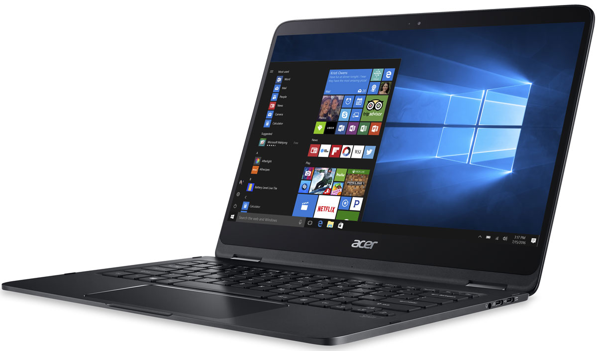 Acer Spin 7 SP714-51-M0RP, BlackSP714-51-M0RP Acer Spin 7 SP714-51-M0RP, BlackSP714-51-M0RPНевозможно тонкий и невероятно легкий ноутбук Acer Spin 7 создан, чтобы всегда быть под рукой, не обременяя ни весом, ни размером. Благодаря невероятно малой толщине (10,98 мм) и небольшому весу (1,2 кг) этот ноутбук-трансформер удобно всегда носить с собой.Полностью покрытый стеклом Corning Gorilla Glass 14 экран Spin 7 имеет узкие рамки, что позволяет ему уместиться в 13.3 корпусе. IPS-экран с диагональю 14, разрешением Full HD и насыщенной цветопередачей обеспечит высокую реалистичность изображения.Петли небольшого диаметра в креплении Acer 360° обеспечивают надежную фиксацию экрана в 4 удобных режимах: Ноутбук, Дисплей, Презентация и Планшет — работайте так, как вам удобно.Время автономной работы составляет 8 часов, а это значит, что вы можете использовать Spin 7 целый день.Технология одновременного подключения нескольких пользователей к беспроводной сети MU-MIMO 2x2 802.11ac обеспечивает высокую скорость, но иногда этого недостаточно. Сохраняйте максимальную скорость с ноутбуком Spin 7.Наслаждайтесь превосходным звуком Dolby Audio Premium, улучшенным технологией Acer TrueHarmony.Точные характеристики зависят от модели.Ноутбук сертифицирован EAC и имеет русифицированную клавиатуру и Руководство пользователя.