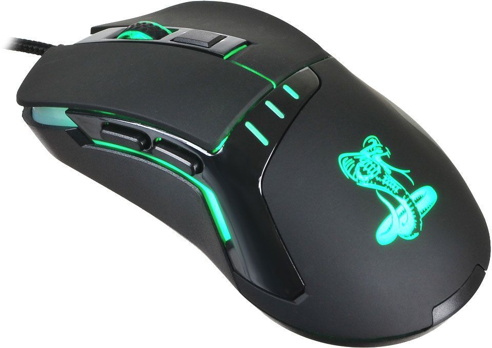 Oklick 865G Snake, Black игровая мышь865G Oklick 865G Snake, Black игровая мышь865GОптическая (2400 dpi), USB, игровая 5but
