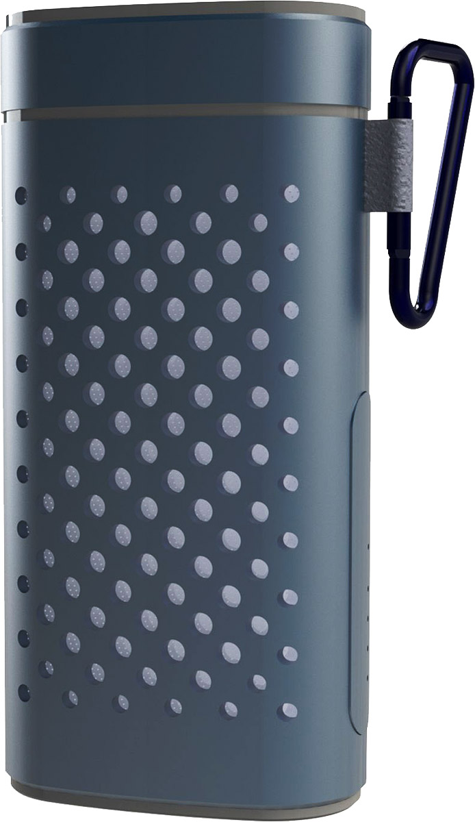 Ritmix SP-440PB, Gray портативная акустическая система15118775 Ritmix SP-440PB, Gray портативная акустическая система15118775(BTH+TF+AUX+Power Bank) Портатив.колонка Bluetooth 2.0, мощн 5 Вт(38мм),диап.част.280-16000 Гц, мр3-плеер(с micro SD),лин. вход AUX 3,5мм, Li-ion аккум.4400мАч-вых.зарядки USB 1A 5V, корпус алюминий c карабином, цвет- серый