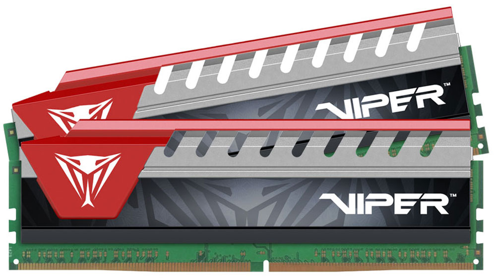 Patriot Viper Elite DDR4 2x8Gb 2800 МГц, Red комплект модулей оперативной памяти (PVE416G280C6KRD)PVE416G280C6KRD Patriot Viper Elite DDR4 2x8Gb 2800 МГц, Red комплект модулей оперативной памяти (PVE416G280C6KRD)PVE416G280C6KRDМодули оперативной памяти Patriot Viper Elite DDR4 созданы для новейших платформ Intel. Обеспечивают наилучшую производительность и стабильность даже для самых требовательных компьютерных сред. Радиатор ускоряет рассеивание тепла, что обеспечивает высокую производительность модуля.Общий объем памяти в 16 ГБ позволит свободно работать со стандартными, офисными и профессиональными ресурсоемкими программами, а также современными требовательными играми. Работа осуществляется при тактовой частоте 2800 МГц и пропускной способности, достигающей до 22400 Мб/с, что гарантирует качественную синхронизацию и быструю передачу данных, а также возможность выполнения множества действий в единицу времени. Параметры тайминга 16-18-18-36 гарантируют быструю работу системы. Имеется поддержка XMP для удобного разгона в автоматическом режиме.Модули памяти Patriot изготовлены из материалов высочайшего качества и протестированы вручную. Patriot заверяет, что каждый модуль памяти соответствует и превышает стандарты отрасли: апгрейд безо всяких замешательств.