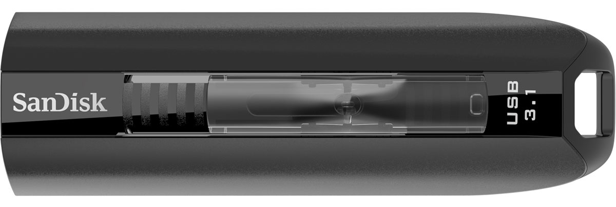 SanDisk Extreme Go 128GB, Black USB-накопительSDCZ800-128G-G46 SanDisk Extreme Go 128GB, Black USB-накопительSDCZ800-128G-G46Благодаря скорости записи до 150 МБ/с флеш-накопитель SanDisk Extreme Go USB 3.1 ускоряет копирование. Он до 35 раз быстрее стандартных флеш-накопителей с интерфейсом USB 2.0, а это значит, что вы сможете записать на него полнометражный фильм в формате 4К менее чем за 40 секунд.Флеш-накопитель SanDisk Extreme Go совместим с более ранними версиями стандарта, поэтому вы можете использовать его с портами USB 2.0 и 3.0.Благодаря выдвижной конструкции разъем USB защищен, когда накопитель не используется.Создайте защищенную папку на флеш-накопителе с помощью программы SanDisk SecureAccess. Эта программа поддерживает 128-битное шифрование AES и позволяет легко защитить важные файлы с помощью пароля. Для этого достаточно перетащить файлы в защищенное хранилище.