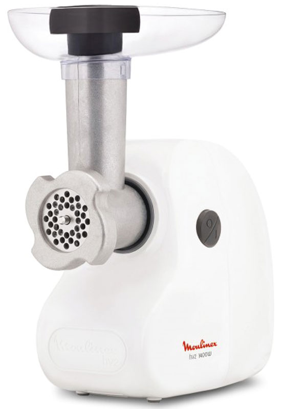 Moulinex Hv2 ME2091 мясорубкаME209139 Moulinex Hv2 ME2091 мясорубкаME209139Moulinex Hv2 ME2091 - сверхкомпактная мощная модель предназначена для универсального использования без необходимости докупать дополнительные аппараты. Благодаря комплекту из стальных решеток и насадок-овощерезок вы сможете приготовить фарш разной толщины помола и измельчить сыр и овощи на ваш вкус.