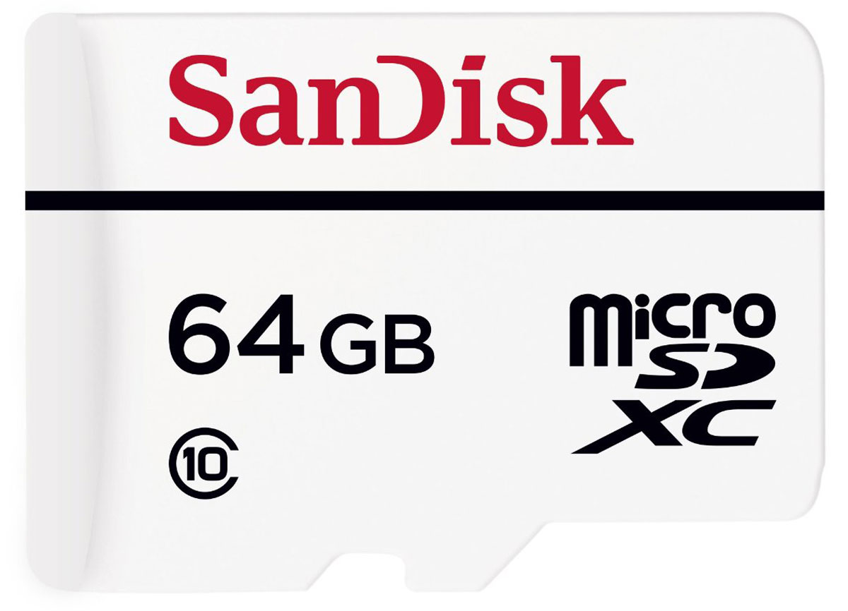 SanDisk High Endurance Video Monitoring microSDXC 64GB карта памяти с адаптеромSDSDQQ-064G-G46A SanDisk High Endurance Video Monitoring microSDXC 64GB карта памяти с адаптеромSDSDQQ-064G-G46AКарты памяти SanDisk High Endurance Video Monitoring microSD обеспечивают емкость, производительность и исключительную надежность для многочасовой записи видео Full HD для нужд современных охранных систем и видеорегистраторов. Они также защищены от экстремальных температур, ударов, воды и рентгеновских лучей, поэтому вы можете не переживать о сохранности доказательств.Карты памяти SanDisk High Endurance microSDXC на 64 ГБ для систем видеонаблюдения рассчитаны на 10000 часов записи в формате Full HD на автомобильные регистраторы или домашние системы безопасности, обеспечивая надежное сохранение данных обо всем, что происходит дома или в дороге.Карты памяти SanDisk High Endurance для систем видеонаблюдения обладают достаточной скоростью записи как в режиме HD, так и в режиме Full HD. Исключительно надежно работает в любых камерах и системах видеонаблюдения.Высокопроизводительная карта SanDisk High Endurance Video Monitoring microSD — лучший выбор для любого авторегистратора или домашней системы безопасности, для которой нужна внешняя карта памяти формата microSD или SD. Карта поставляется вместе с адаптером.