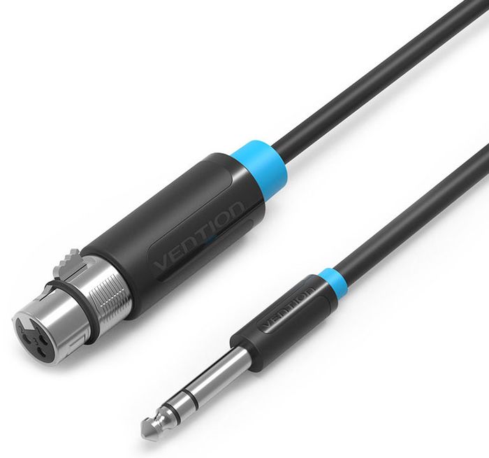 Vention Jack 6.5 M - XLR F, Black аудиокабель (3 м)BBEBI Vention Jack 6.5 M - XLR F, Black аудиокабель (3 м)BBEBIПрименение: Предназначен для передачи аналоговых моно звуковых сигналов между аудио, аудио-видео и (или) компьютерными устройствами или их компонентами. С помощью данного кабеля вы можете коммутировать профессиональное Hi-Fi и High-End оборудование.Продукция соответствует следующим сертификатам: RoHS, CE, FCC, TIA, ISOСпецификация:Тип разъема: jack 6.5 мм M / XLR FКонтакты: 24К позолоченные, коррозийно-стойкиеИнтерфейс: моноТип оболчки: ПВХ - экранированныйСечение жилы: 26 AWGМатериал проводника: чистая бескислородная медьФорма: круглыйДлина (м): 3Цвет: черный