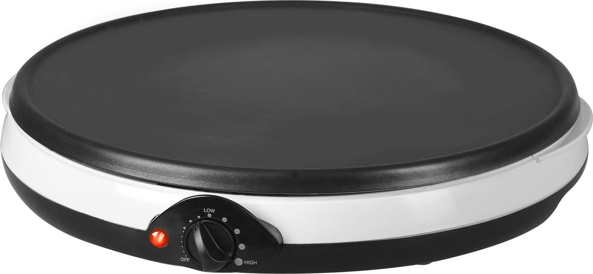 GFgril GFC-B300 Slim блинницаGFC-B300 GFgril GFC-B300 Slim блинницаGFC-B300Электроблинница для тех, кто уважает традиции русской кухни и любит экспериментировать, делая знакомые с детства блюда еще более вкусными и полезными. Прибор крайне простой, большая круглая нагреваемая плоскость, покрытая антипригарным покрытием. Плавный регулятор степени нагрева с индикатором включения. Высота блинницы всего 6 см это самая тонкая и компактная блинница среди популярных брендов. Дополнительные аксессуары включают образную палочку для распределения теста, лопатку и половник. Диаметр блинницы 30 см. Это идеальный размер для того, чтобы на круглый блин вместилась сытная начинка. Блинница изготовлена из термостойкого пластика и имеет более высокую мощность 1250 Вт.