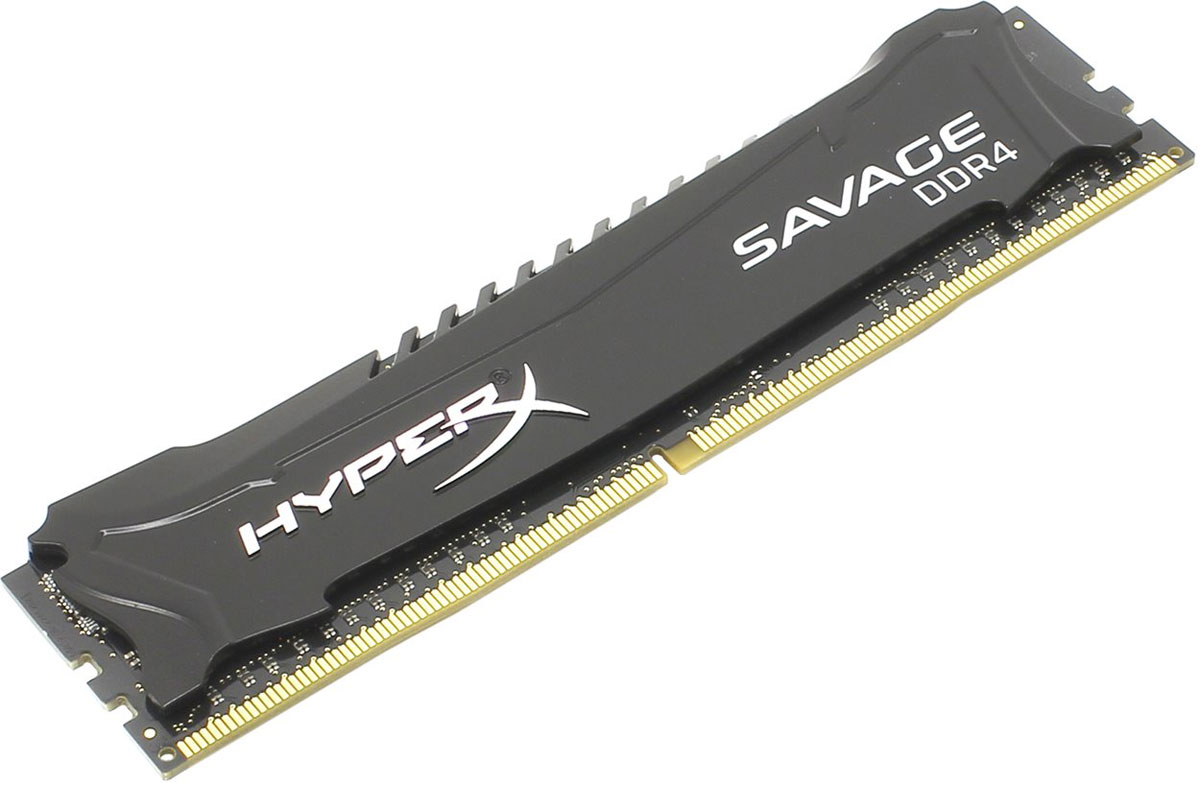 Kingston HyperX Savage DDR4 DIMM 8GB 2133МГц модуль оперативной памяти (HX421C13SB/8)HX421C13SB/8 Kingston HyperX Savage DDR4 DIMM 8GB 2133МГц модуль оперативной памяти (HX421C13SB/8)HX421C13SB/8Побеждайте противников с памятью Kingston HyperX Savage. Модули имеют уникальный асимметричный теплоотвод, изготовленный из высококачественного алюминия, и черную печатную плату со специальной обработкой. Они помогают вам победить и выделиться из толпы. Теплоотвод рассеивает тепло, благодаря чему система не нагревается и работает надежно, а низкий профиль позволяет выполнять установку под большие кулеры процессоров. HyperX Savage имеет дизайн, полностью соответствующий новейшим тенденциям в мире компьютерных игр, обладает широким диапазоном высоких скоростей и емкостью. Благодаря латентности CL13 она обеспечивает сверхотзывчивую многозадачность и более быструю работу системы. Настроенные вручную внутренние профили XMP позволяют пользователям достигать повышенных значений частот, тайминга и напряжения простым включением утилиты Intel XMP. Даже новички способны разгонять платформы без необходимости ручной настройки BIOS.