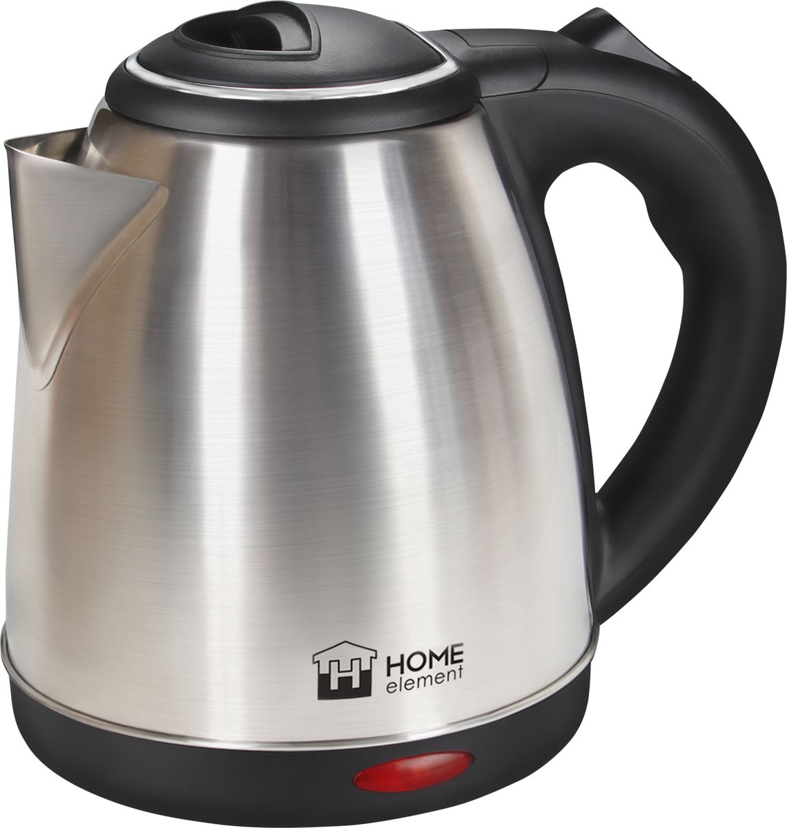 Home Element HE-KT165, Black Steel чайник электрическийHE-KT165 Home Element HE-KT165, Black Steel чайник электрическийHE-KT165Отличный электрический чайник Home Element HE-KT165 на 1,7 литра для большой семьи, мощностью 1800 Вт.Вскипятит воду быстро. Автоматика отключит чайник, если в нем нет воды или она вскипела! Для удобства использования чайник снабжен индикатором работы и кнопкой открытия крышки. Закрытый нагревательный элемент избавит от коррозии и накипи.