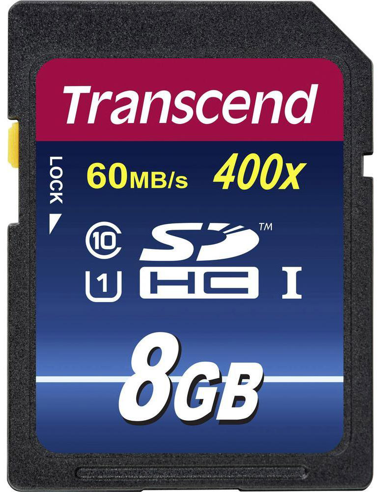 Transcend Premium SDHC Class 10 UHS-I 400x 8GB карта памяти карта памяти 128gb transcend 800x ultra speed compact flash ts128gcf800