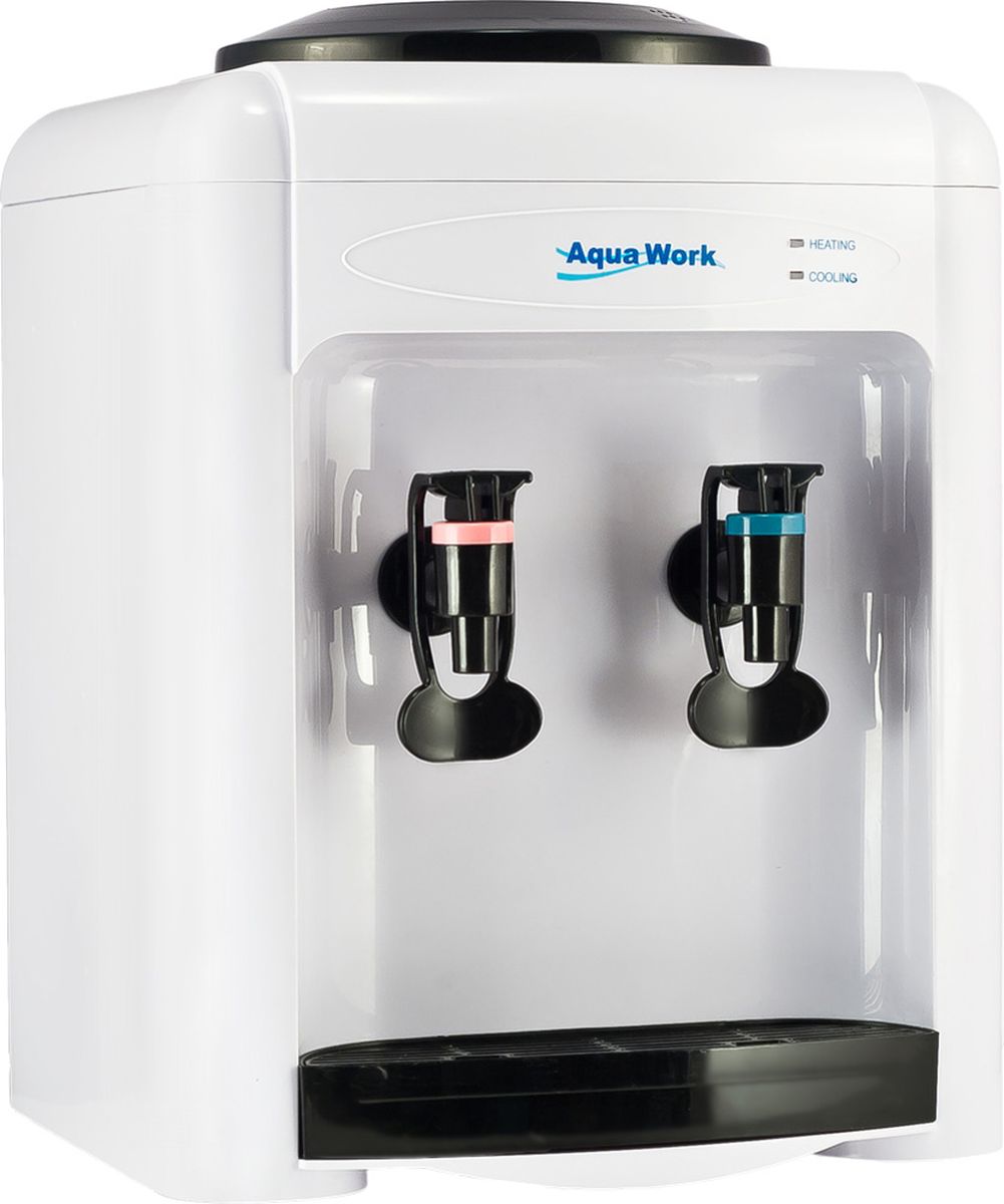 Aqua Work 0.7TD, White кулер для воды11630 Aqua Work 0.7TD, White кулер для воды11630AW 0.7TD (белый) эл. охл.//черно-белый