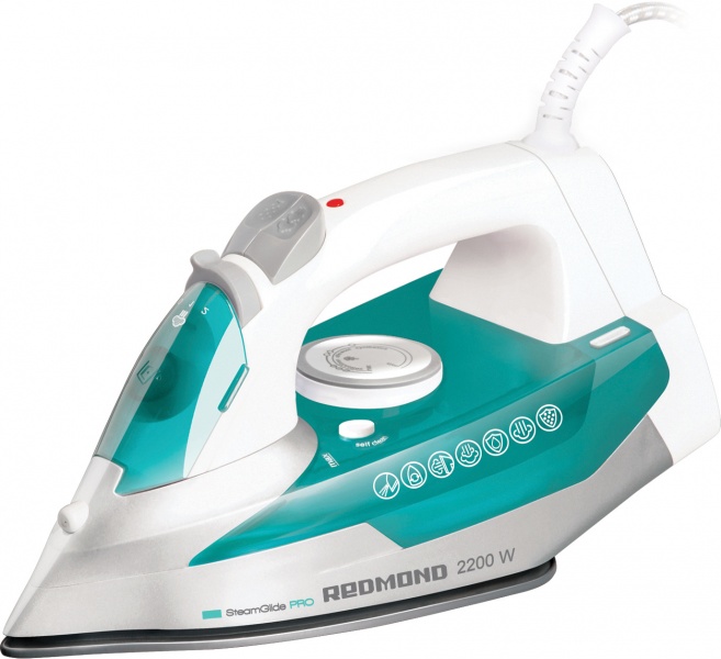 Redmond RI-C256, Turquoise White утюгRI-C256 Redmond RI-C256, Turquoise White утюгRI-C256Компактный утюг REDMOND RI-C256 поможет быстро и эффективно привести в порядок одежду и белье из всех типов тканей – от жесткого льна до деликатного шелка. Керамическая подошва обеспечивает легкое скольжение по материи.С помощью мощного парового удара и возможности вертикального отпаривания можно легко убрать складки на шторах, пиджаках и верхней одежде, не снимания их с вешалок. Функция Антикапля защищает белье от вытекания воды из подошвы утюга во время глажки при низких температурах.