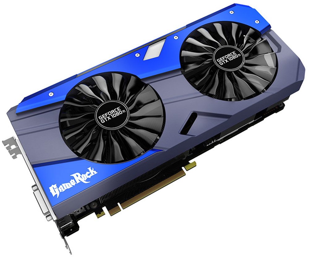 Palit GeForce GTX 1080 Ti GameRock Premium Edition 11G 11GB видеокартаNEB108TH15LC-1020G Palit GeForce GTX 1080 Ti GameRock Premium Edition 11G 11GB видеокартаNEB108TH15LC-1020GВидеокарта Palit PCI-E PA-GTX1080TI GameRock Premium NV GTX1080Ti 11264Mb 352b GDDR5X 1556/11000 DVI