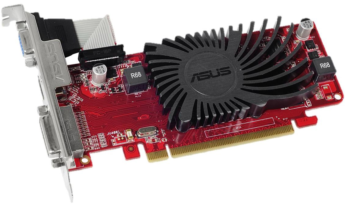 ASUS Radeon R5 230 Low Profile 1GB видеокартаR5230-SL-1GD3-L ASUS Radeon R5 230 Low Profile 1GB видеокартаR5230-SL-1GD3-LВидеокарта Asus PCI-E R5230-SL-1GD3-L AMD R5 230 1024Mb 64b DDR3 625/1200 DVIx1/HDMIx1/CRTx1/HDCP Re