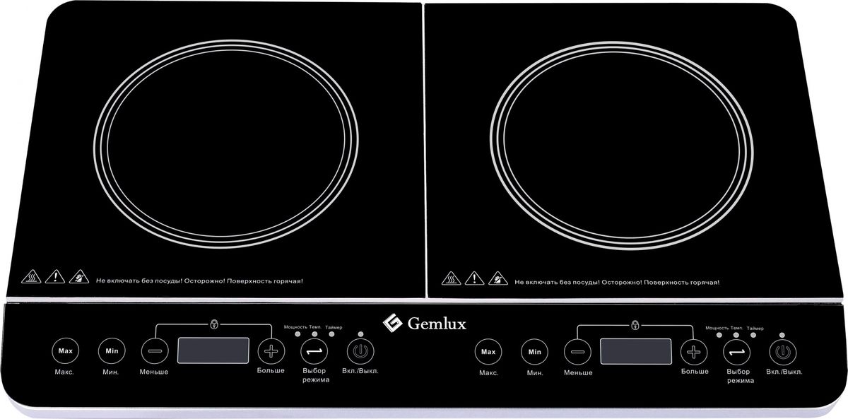 Gemlux GL-IP-22L плита настольная индукционнаяGL-IP-22L Gemlux GL-IP-22L плита настольная индукционнаяGL-IP-22LПлита Gemlux GL-IP-22Lэлектрическая, настольная, индукционная, сенсорное управление, левая зона: 0-180 мин, 60-240оС, max.2000 Вт, правая зона: 0-180 мин, 60-240оС, max.1400 Вт, материал корпуса - пластмасса