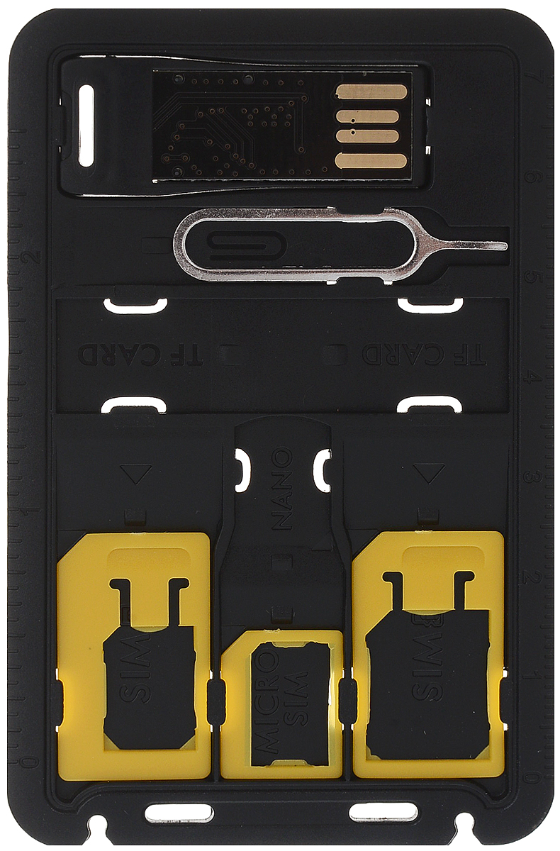 SAGO SG-SIMADPT-BL, Black набор адаптеров для SIM-карт и microSDSG-SIMADPT-BL SAGO SG-SIMADPT-BL, Black набор адаптеров для SIM-карт и microSDSG-SIMADPT-BLSAGO SG-SIMADPT-BL - набор адаптеров для SIM-карт и microSD. Эти полезные аксессуары помогут вам использовать сим-карты различных форм-факторов.