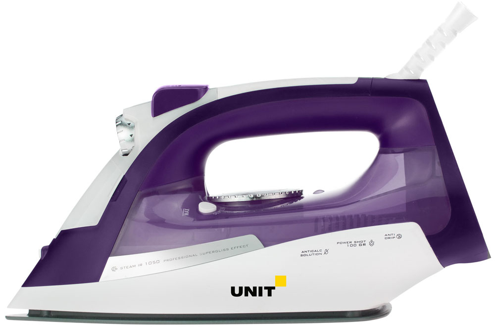 Unit USI-284 утюгCE-0354938 Unit USI-284 утюгCE-0354938Unit USI-284 - стильный и практичный утюг из качественного пластика. Подошва изготовлена из керамики. Выставить нужную температуру вы сможете путем плавного вращения специального диска. Также в наличии имеется целый ряд полезных функций вроде распыления, вертикального отпаривания и самоочистки.Утюг оснащен системой анти-капля, предотвращающей вытекание воды из подошвы утюга при низких температурах нагрева. Шнур может вращаться на 360 градусов, поэтому пользоваться прибором будет удобно в любом положении.