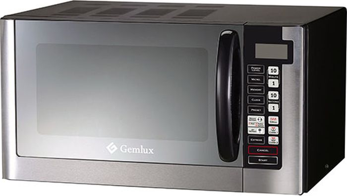 Gemlux GL-MW90G28 СВЧ-печьGL-MW90G28 Gemlux GL-MW90G28 СВЧ-печьGL-MW90G28Микроволновая печь Gemlux GL-MW90G28настольная, с поворотной тарелкой и грилем, сенсорное управление, программируемый микропроцессор, мощность СВЧ 900 Вт, мощность гриля 1000 Вт, емкость камеры 28 л, нержавеющая сталь/окраш.сталь