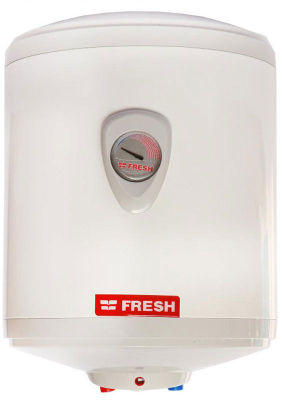 Fresh Dolphin V/F/E 30LT водонагреватель накопительныйFresh DOLPHIN V/F/E 30LT Fresh Dolphin V/F/E 30LT водонагреватель накопительныйFresh DOLPHIN V/F/E 30LTFresh Dolphin V/F/E 30LT - это высококачественный водонагреватель, разработанный для установки на стену. Модель оснащена накопительной емкостью на 30 литров, что даст возможность использовать устройство в качестве резервного или основного источника горячего водоснабжения. Для управления температурой нагрева в нижней части корпуса предусмотрен удобный терморегулятор.Узкий диаметр водонагревателяУлучшенная термоизоляцияМалое потребление электроэнергииДлительное время работыБольшой магниевый анод обеспечивает максимальную защиту от коррозииРегулятор температурыЭлектростатическое полиэфирное покрытие придает приятный глянцевый вид и обеспечивает защитуАналоговый термометрСетевой шнур: 1 мПатрубки вход/выход: 1/2Покрытие бака: эмальИзоляция: 22 ммВремя нагрева с 15°C до 65°C: 72 минВозвратно-предохранительный клапанРабочее давление: 0,3 - 8 атмТолщина внутреннего покрытия бака: 300 микрон