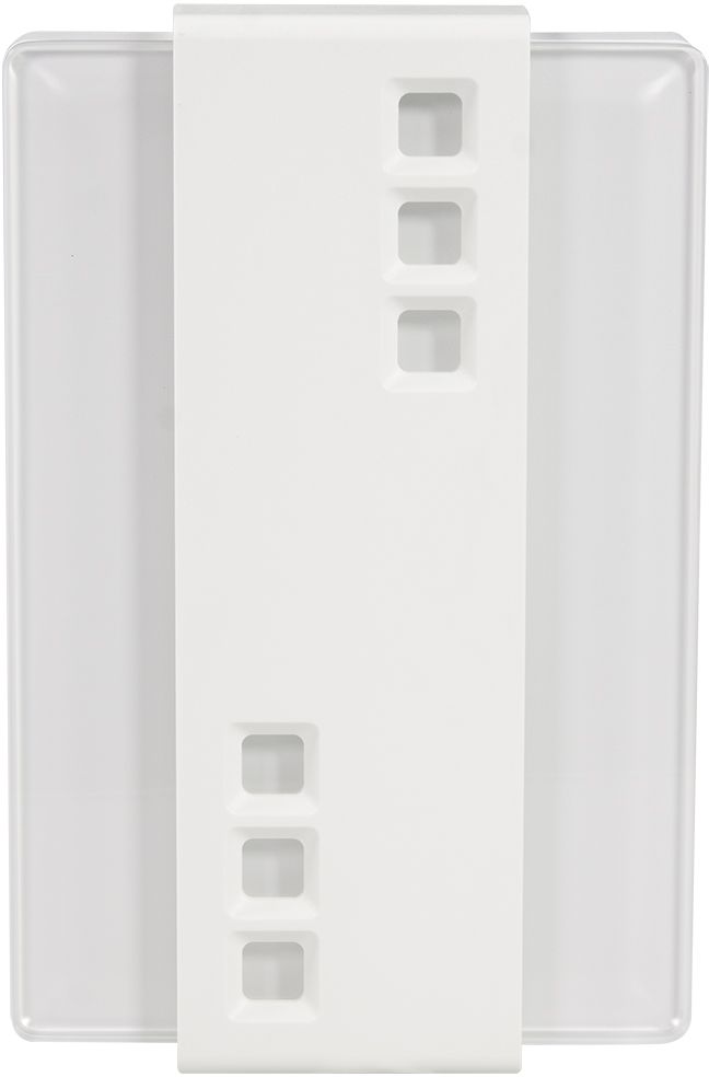 Звонок электромеханический Zamel VetroGNS 247 230V (GNS 247/A 230V) Звонок электромеханический Zamel VetroGNS 247 230V (GNS 247/A 230V)Характеристики:- электромеханический гонг,- корпус из пластмассы, накрытый пластиной закаленного стекла (толщиной 8 мм) и декоративной накладкой белого цвета, - современный элегантный дизайн,- звонок: 2 тона - Бим-Бам, долго раздающиеся, - потребляемая мощность 11 Вт,-уровень звука: ок. 85 dB.