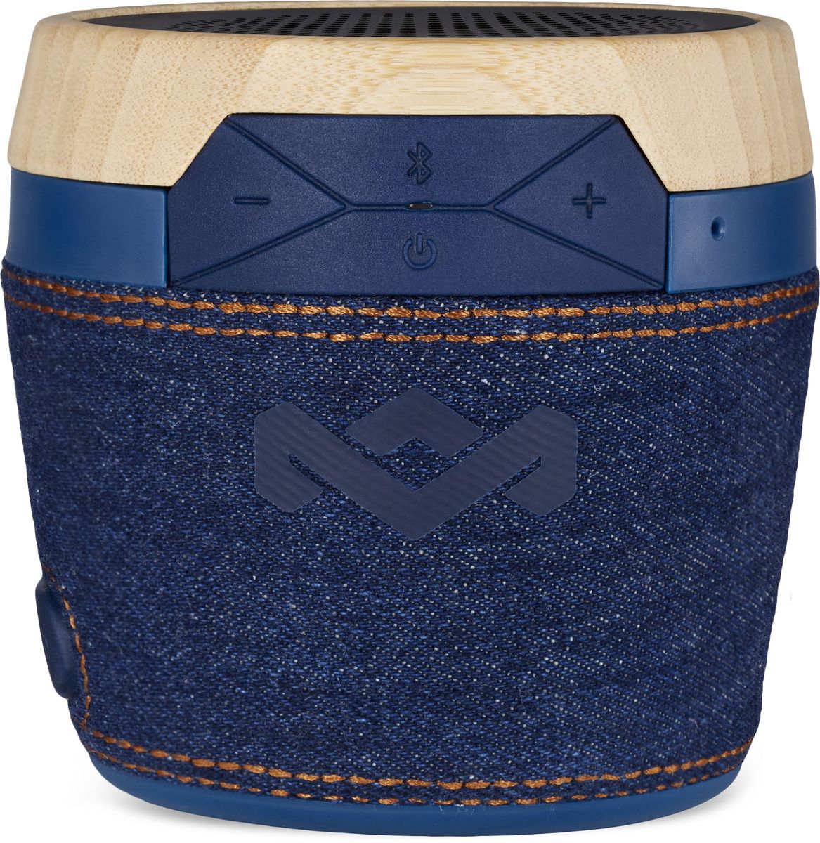 House of Marley Chant Mini, Denim портативная акустическая системаEM-JA007-DN House of Marley Chant Mini, Denim портативная акустическая системаEM-JA007-DNПродукция бренда Marley отличается особым шармом, благодаря дизайнерскому стилю и использованию натуральных материалов. Портативная Bluetooth акустика Chant Mini не исключение. Миниатюрная колонка напоминает своим дизайном африканский там-тамчик. Chant Mini сопрягается со всеми мобильными устройствами, поддерживающими Bluetooth. Также возможно и проводное подключение через стандартный аудио разъем. Динамик акустики будет радовать вас ярким, мощным и сочным звучанием. Аккумулятор обеспечивает до 6ч работы без подзарядки. К тому же, встроенный микрофон позволяет использовать колонку в качестве устройства громкой связи. Помимо всего прочего, колонку возможно прикрепить к одежде или рюкзаку с помощью карабина, который входит в комплектацию. И даже, если пойдет небольшой дождь, колонка выдержит и это испытание, так как обладает степенью защиты IPX4.Функциональные особенности: Защита от водяных брызг (IPX4). Встроенный микрофон. Выход на наушники. Материал корпуса: Бамбук, ткань Rewind, пластик, перфорированный аллюминий. Комплектация: Портативная колонка, карабин, кабель USB, инструкция. Размеры, мм: 90 x 85 x 90. Размер упаковки (ДхШхВ), см: 10,5 x 10,5 x 12,5. Вес, г: 280. Вес в упаковке, г: 384.