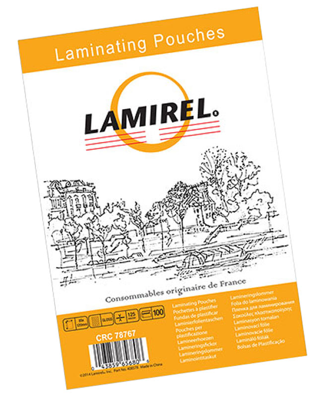 Lamirel LA-78767 85 x 120 мм пленка для ламинирования, 125 мкм (100 шт)LA-78767 Lamirel LA-78767 85 x 120 мм пленка для ламинирования, 125 мкм (100 шт)LA-78767Пакетная пленка Lamirel LA-78767 предназначена для защиты документов от нежелательных внешних воздействий. Обеспечивает улучшенную защиту от грязи, пыли, влаги. Документ дополнительно получает жесткость на изгиб и защиту от механического воздействия и потертостей. Идеально подходит для интенсивной эксплуатации.Глянцевое покрытие улучшает внешний вид документа: краски становятся глубже, ярче и контрастнее.