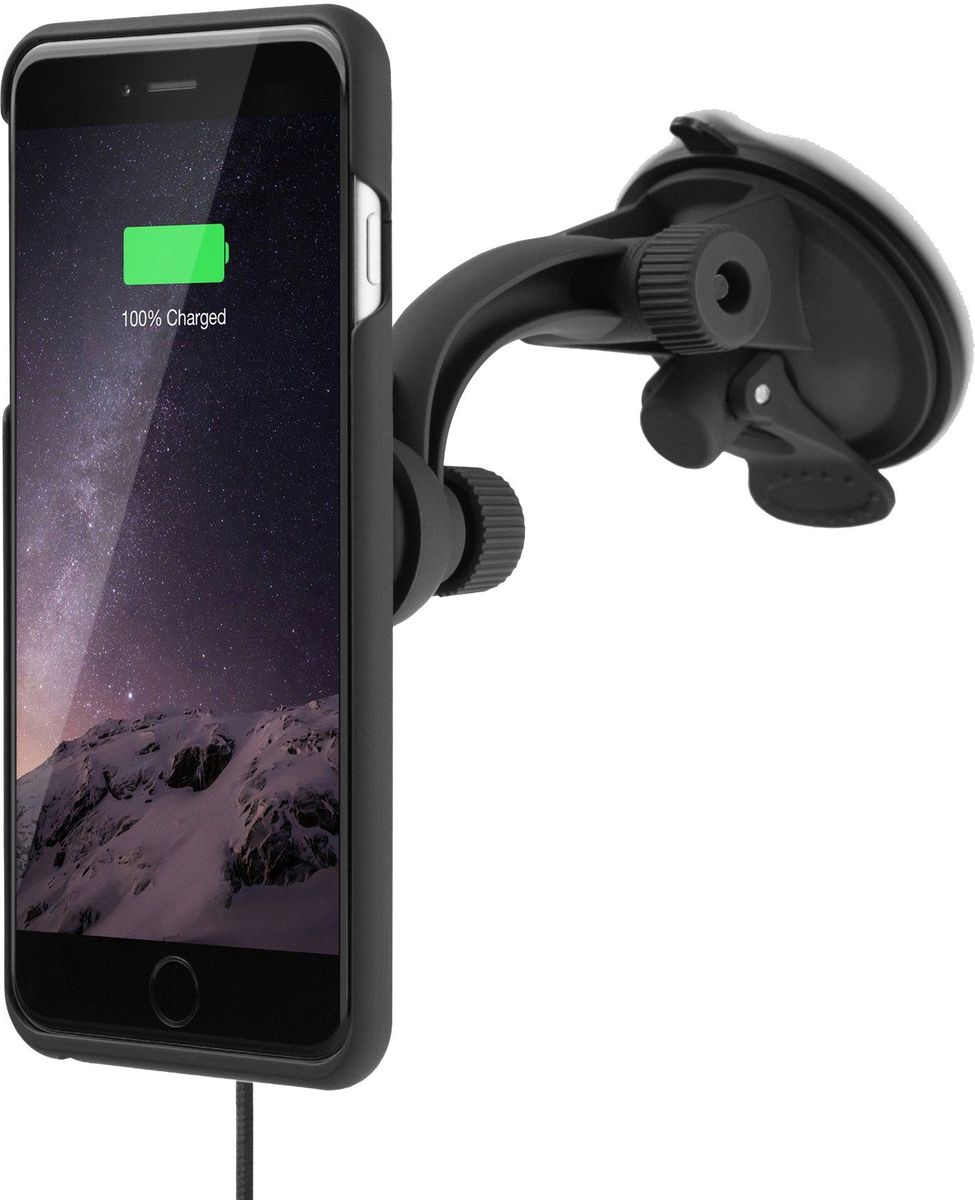 Xvida Charging Car Kit Suction Cup MountS, Black автомобильное зарядное устройство для iPhone 7 Plus (WCKIP-01B-SM)WCKIP-01B-SM Xvida Charging Car Kit Suction Cup MountS, Black автомобильное зарядное устройство для iPhone 7 Plus (WCKIP-01B-SM)WCKIP-01B-SMКомплект из автомобильного беспроводного зарядного устройства с магнитным держателем и чехла для IPhone 7 Plus, 6s Plus, 6 Plus с приемником для беспроводной зарядки. Держатель снабжен креплением на присоске с многоразовой липучей основой и поворотный механизм на 360°, что позволит установить его на стекло или торпеду, обеспечив удобное размещение смартфона. Ультратонкий и легкий кейс выполнен из качественного софт-тач пластика с мягким покрытием внутри. Зарядка происходит в соответствии со стандартом Qi, по принципу индукционной передачи энергии. Магнитное крепление чехла совместимо со всеми зарядными устройствами и креплениями XVIDA. Зарядка при этом возможна от любого устройства с технологией Qi.• Скорость зарядки на 50% быстрее.• Доступ ко всем разъемам и кнопкам смартфона.• Магнитное крепление смартфона.• Сквозной разъем Lightning на чехле.• Стандарт питания Qi.• Поворотный механизм на 360°.• 2 гнезда USB на зарядке.• Длина кабеля: 1 м.• USB адаптер к прикуривателю 12В в комплекте.• Крепления для проводки кабеля в салоне в комплекте.