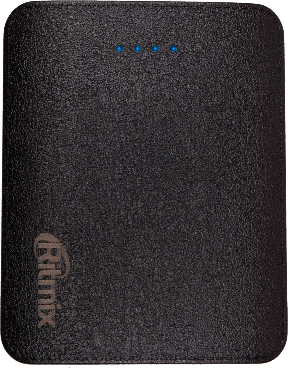 Ritmix RPB-10404LS, Black внешний аккумулятор (10400 мАч)15118761 Ritmix RPB-10404LS, Black внешний аккумулятор (10400 мАч)15118761Power bank Li-Ion EXTRA CLASS оригинальная батарея ёмкость 10 400мАч выход 4xUSB 5В 3,4А, фонарик + световой индикатор заряда, размер 100*80*25, 228гр, цвет: чёрный поверхность под кожу