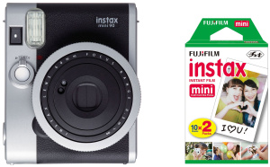 Fujifilm Instax Mini 90 фотокамера мгновенной печати + Colorfilm Instax Mini (10/2PK) картридж - 8402 руб
