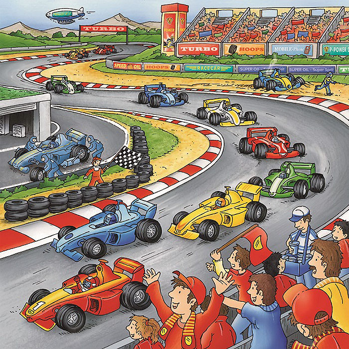 Картинки машины гонки для детей