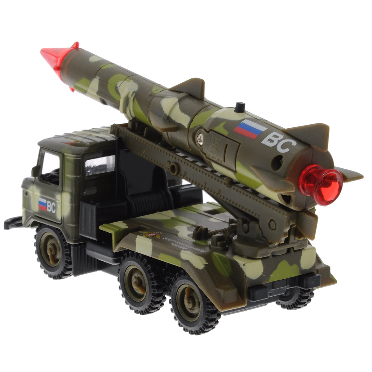 Ракетная установка Технопарк ГАЗ 66 вооруженные силы (CT-1299-R-3) 1:43
