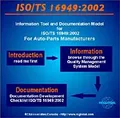 ISO/TS 16949:2002 Information Tool and Documentation Model for Quality Management Systems for Automotive-Parts Manufacturers